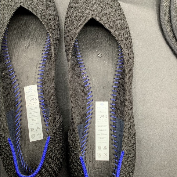 Rothys black honeycomb points 9.5 - Picture 6 of 8